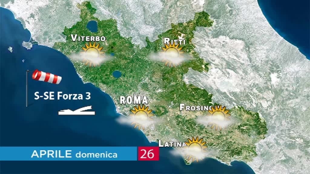 previsioni meteo 26 aprile