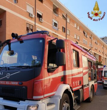 vigili del fuoco Ponte di Nona