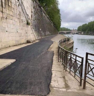 ciclabile tevere lavori