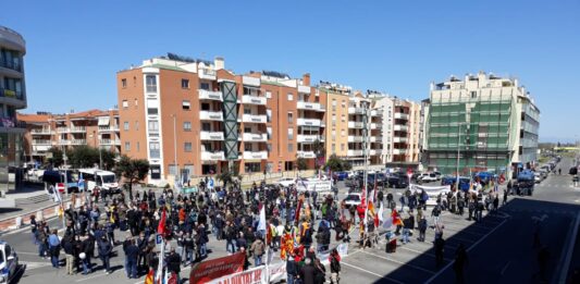 lavoratori alitalia comune fiumicino