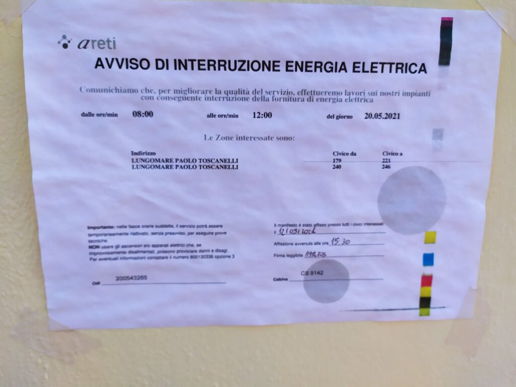 Ostia, lungomare senza elettricità: quando e dove 1