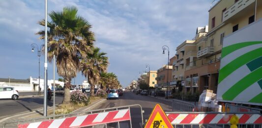 transenne su lungomare Paolo Toscanelli