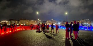 led colorati al Pontile