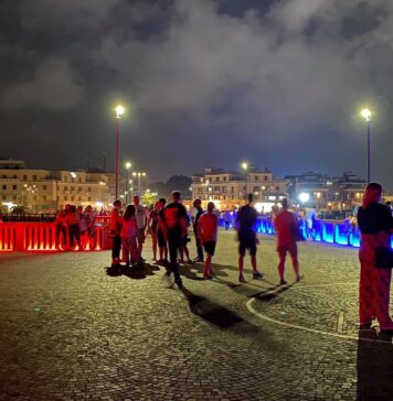 led colorati al Pontile