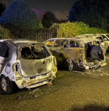 incendio auto roma