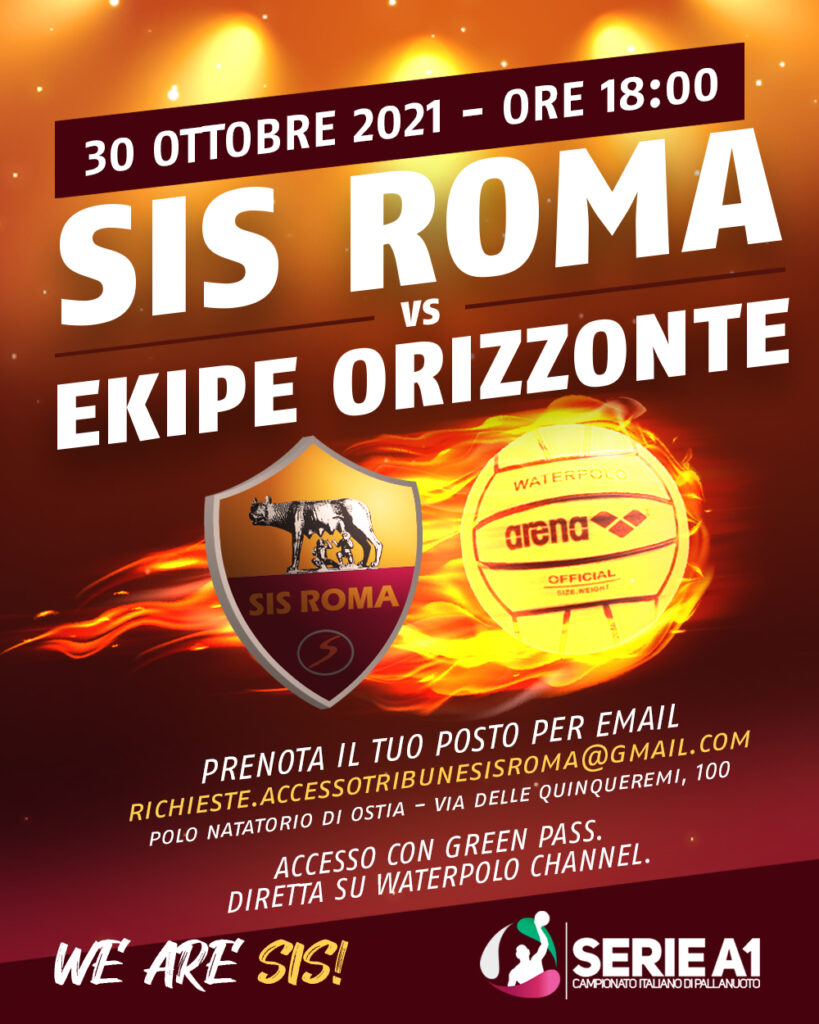 Serie A1 Pallanuoto: a Ostia sbarca il Catania ed è sfida al vertice con la SIS Roma 2
