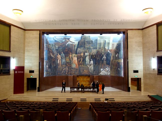 aula magna La Sapienza