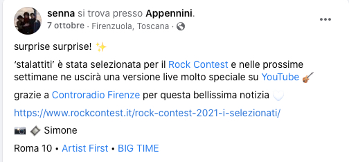 senna rock contest