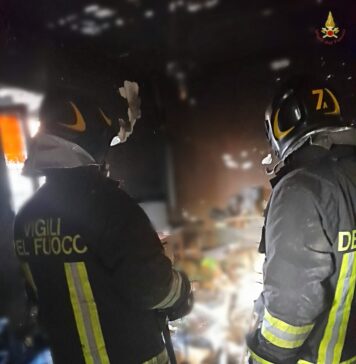 INCENDIO CASA CANTONIERA