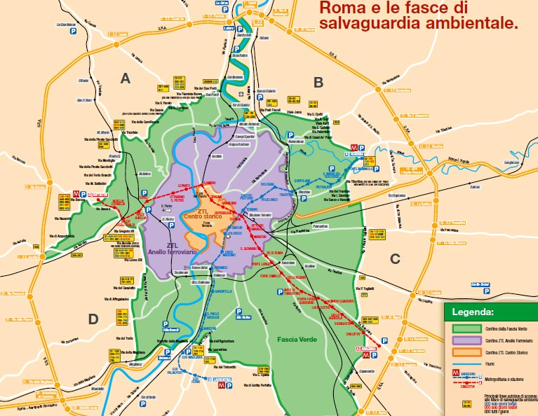 Roma, due giorni di blocco ecologico: stop alla circolazione dei veicoli inquinanti 1