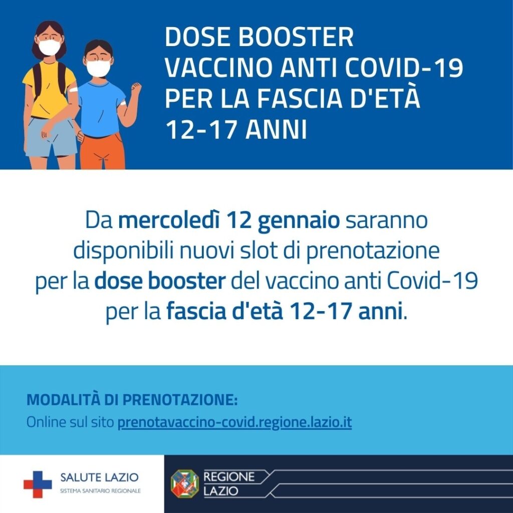 Ospedalità privata in aiuto della campagna vaccinale nel Lazio: nuovo open day 12-17 anni 1