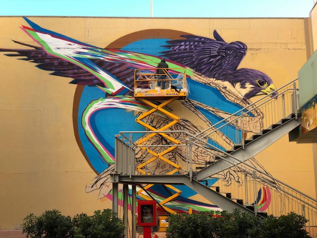 Fiumicino, a Le Pleiadi il fascino dei murales di Street Art For Rights 3