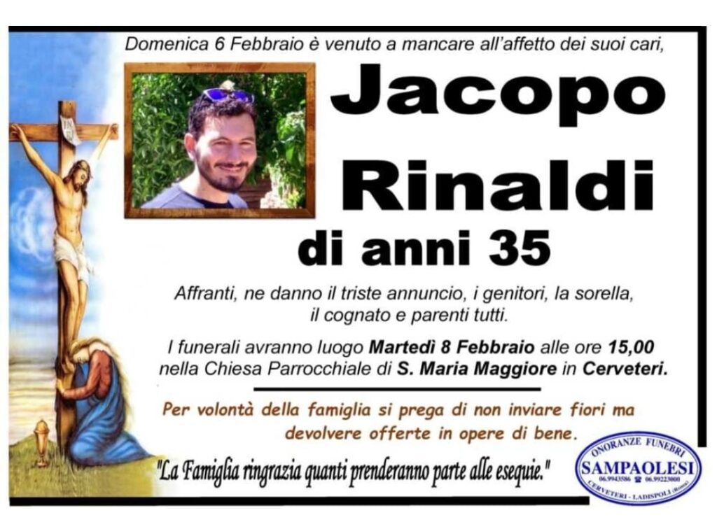 Cerveteri, incidente tra auto e moto: morto il centauro Jacopo Rinaldi 1