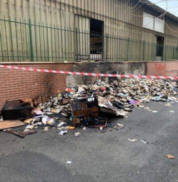 incendio libri ostia