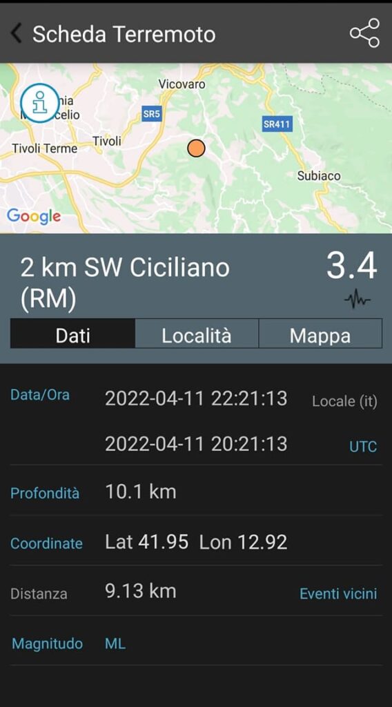 Terremoto nel Centro Italia: scossa alle porte di Roma 1
