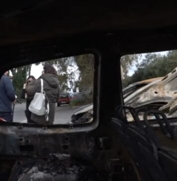 maccarese auto incendiate
