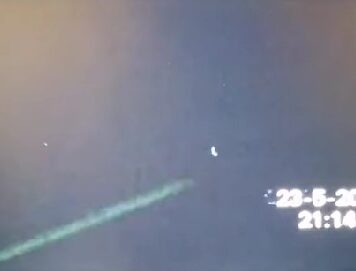 sfera ufo cielo Castelfusano