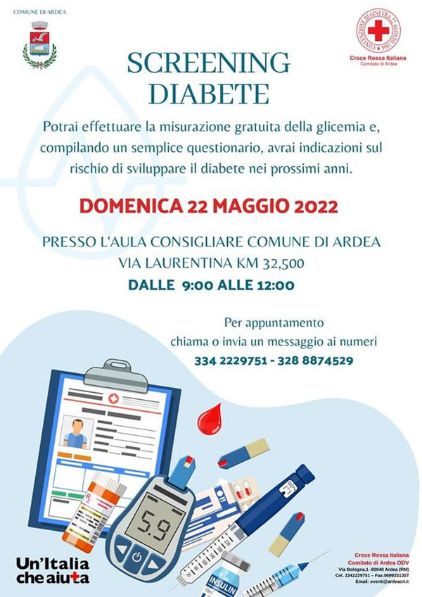 Open Day diabete: ad Ardea l'iniziativa di screening della Croce Rossa Italiana 1