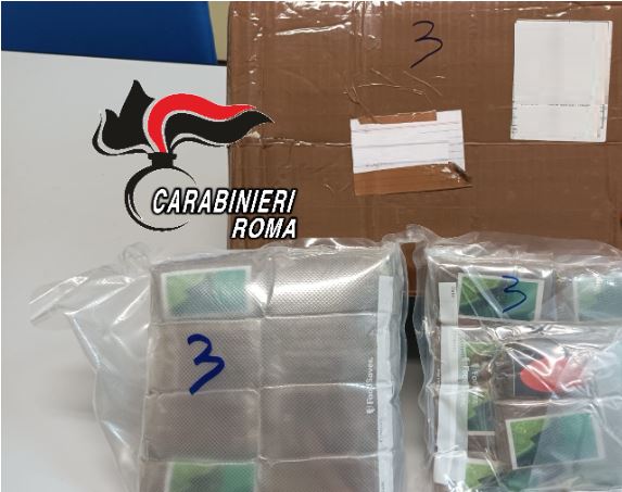 Roma, ritira “pacchi speciali” dal corriere, contenenti quasi 17 chili di droga: arrestato 1