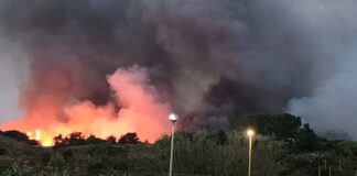 incendio Lipu porto Idroscalo