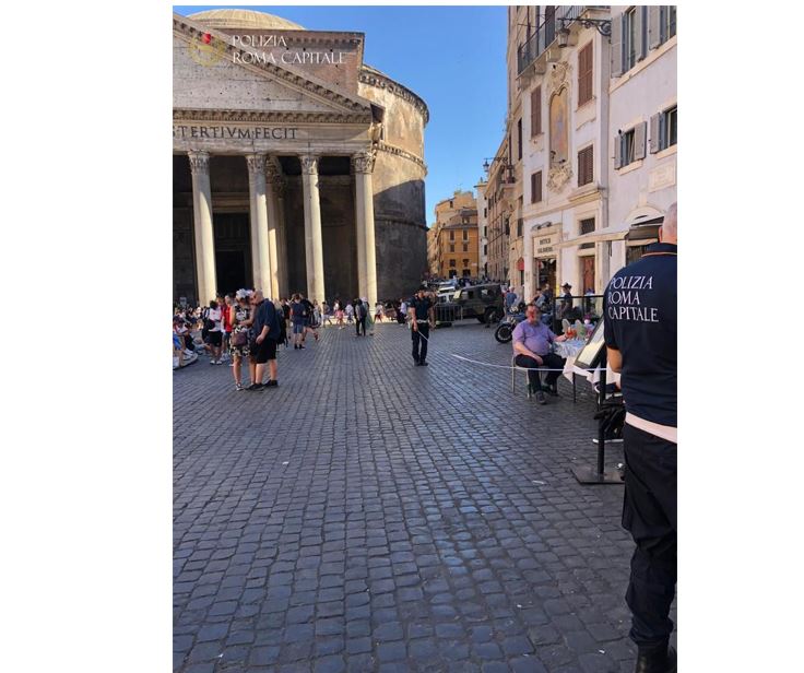 Roma, lotta al “tavolino selvaggio” grazie alla task force della polizia locale 1