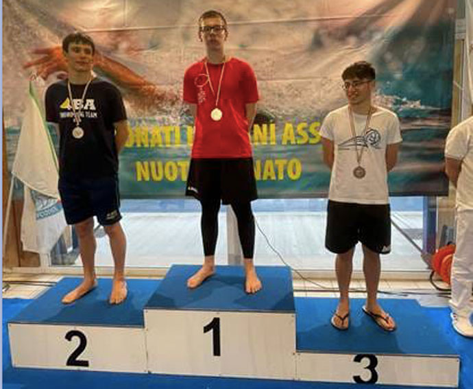 Lorenzo Mattia Fanti di Ostia, è il nuovo Campione Italiano di Nuoto Pinnato Under 18 1