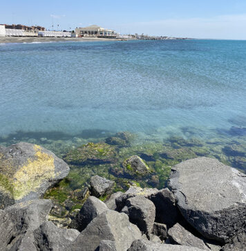 mare trasparente Vecchia Pineta scogli