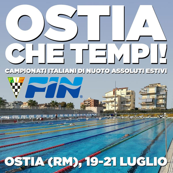 Ad Ostia tre giorni di gare appassionanti con i Campionati italiani di nuoto assoluti estivi 1
