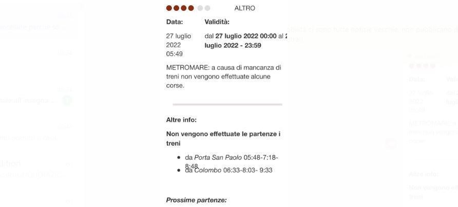 Metromare, corse cancellate sulla Roma-Lido già dall'alba 1