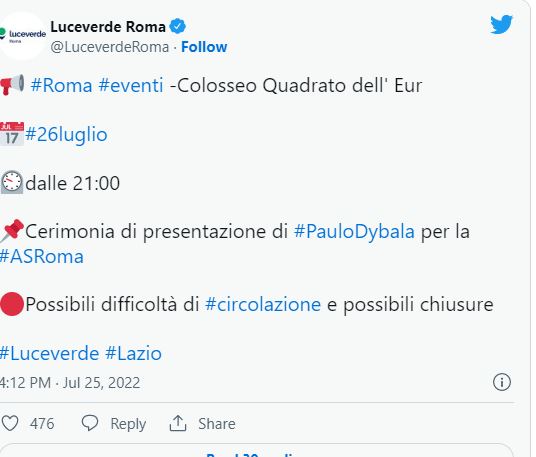 Una "Joya" per la As Roma, il 26 luglio la presentazione ufficiale di Dybala: ecco dove 2