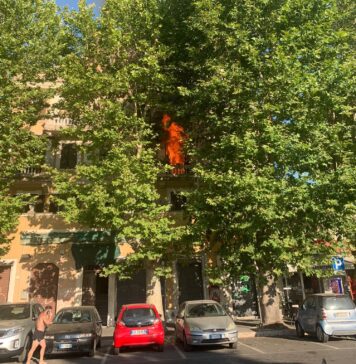 incendio appartamento piazza Stazione Vecchia