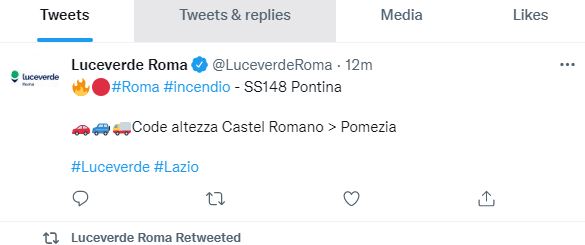 Incendi sulla Roma-Fiumicino ed a Castel Romano: traffico in tilt e pompieri in azione 2