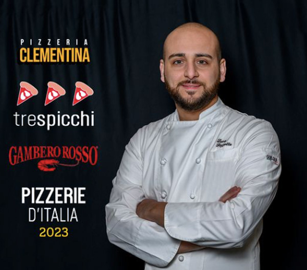 Fiumicino, allo chef pizzaiolo Luca Pezzetta il maggior riconoscimento del Gambero Rosso 2