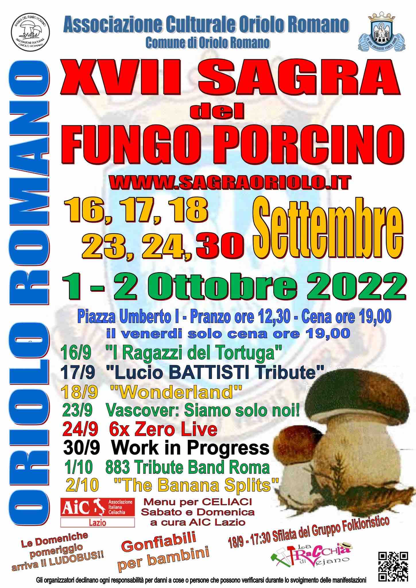 Roman Oriolo Mushroom Festival