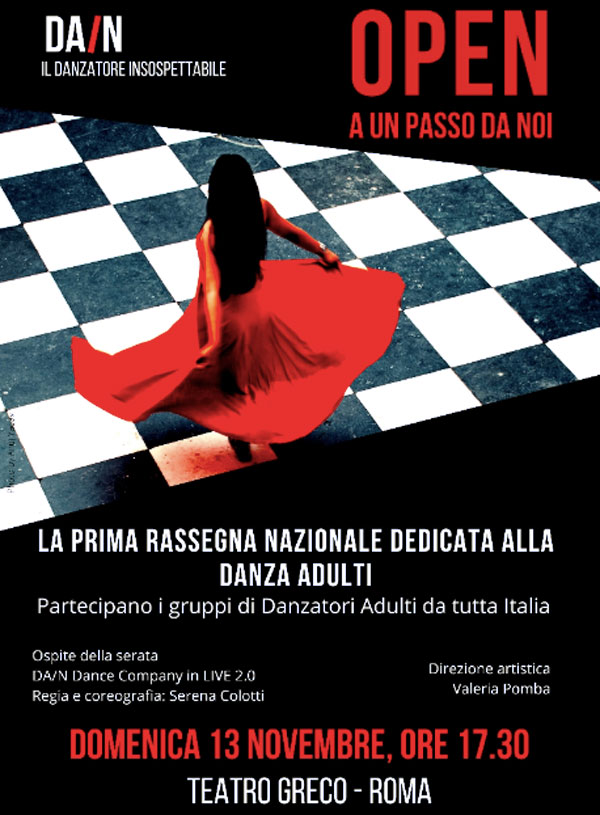 Roma, al Teatro Greco "OPEN – A un passo da noi”: la prima rassegna nazionale di danza over 30 1
