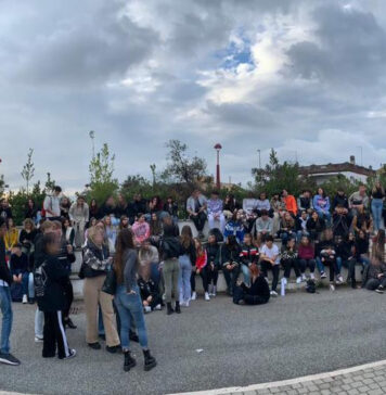protesta studenti Da Vinci