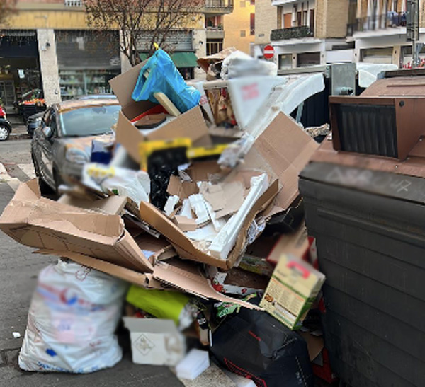 Roma, emergenza rifiuti dopo le feste: l'appello a tenerla in casa per 24 ore 1