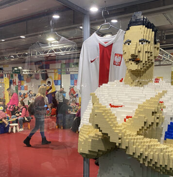 Mostra di mattoncini Lego