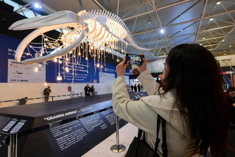 Fiumicino, l'opera "Grande Anima" si accende nell'Aeroporto Leonardo Da Vinci 3