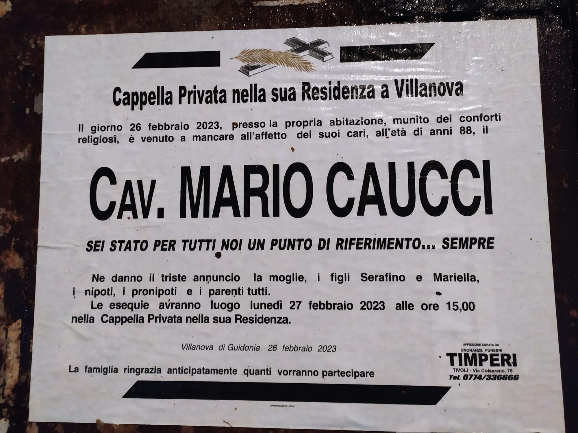 Morto Mario Caucci re del travertino: era parente di Noemi Bocchi 1