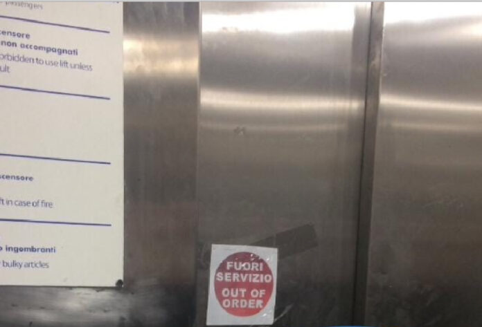 metromare ascensori rotti