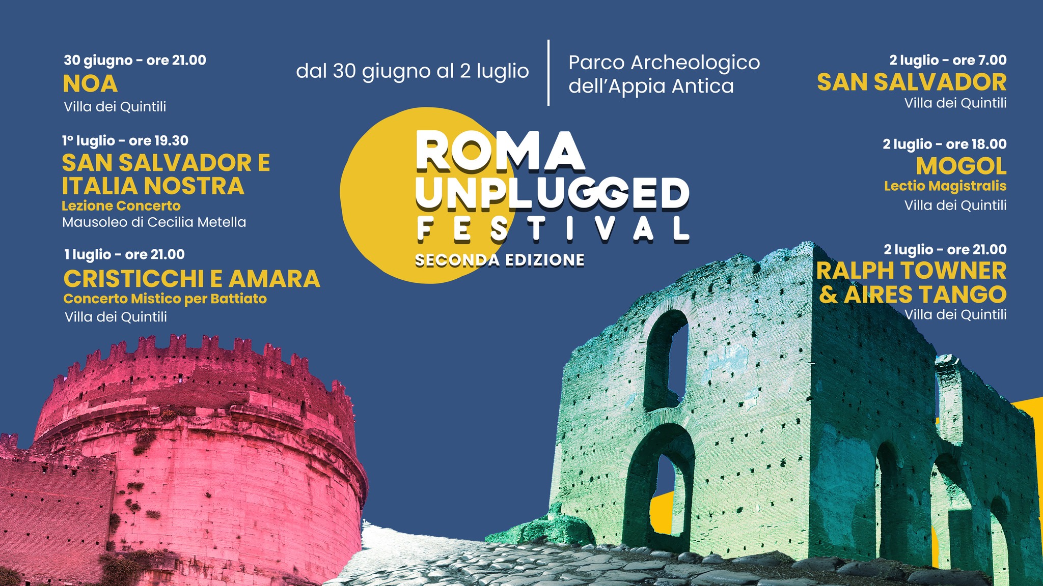 Roma Unplugged Festival, la musica incontra l'archeologia 3
