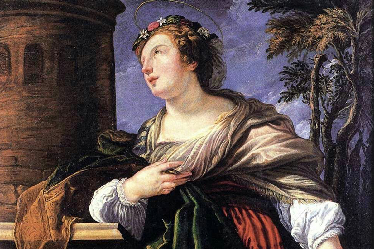 La pittrice Lucrina Fetti ai Musei Capitolini di Roma 2