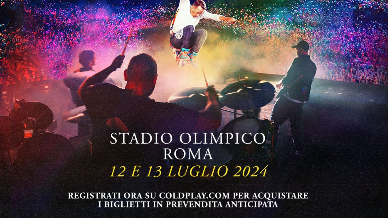 Concerto Coldplay Roma 2024