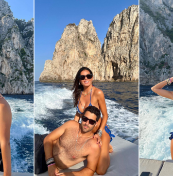 Elisabetta Gregoraci e Giulio Fratini