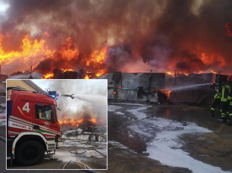 Incendio a Ciampino, la sindaca avverte i comuni confinanti: "Attenti alla nube tossica" 1