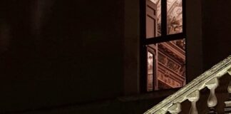 Una scalinata di Villa d'Este
