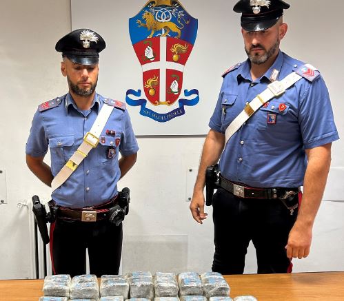 carabinieri Monterotondo arrestano coppia ai domiciliari che nascondeva trenta chili di droga -canaledieci