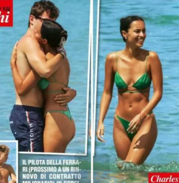 Charles Leclerc e Alexandra Saint Mleux