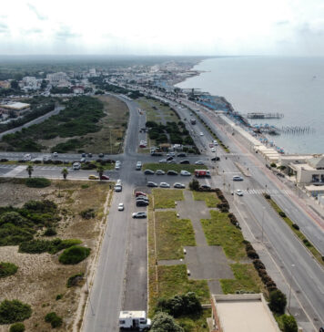 Ostia lungomare Lutazion Catulo stabilimento La Vecchia PIneta drone canaledieci